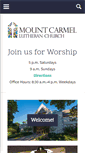 Mobile Screenshot of mountcarmelchurch.org
